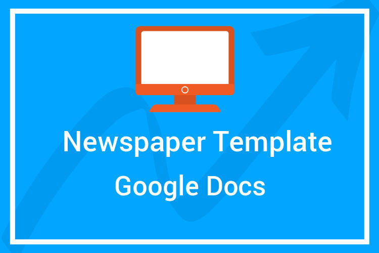 free tiny newspaper template google docs