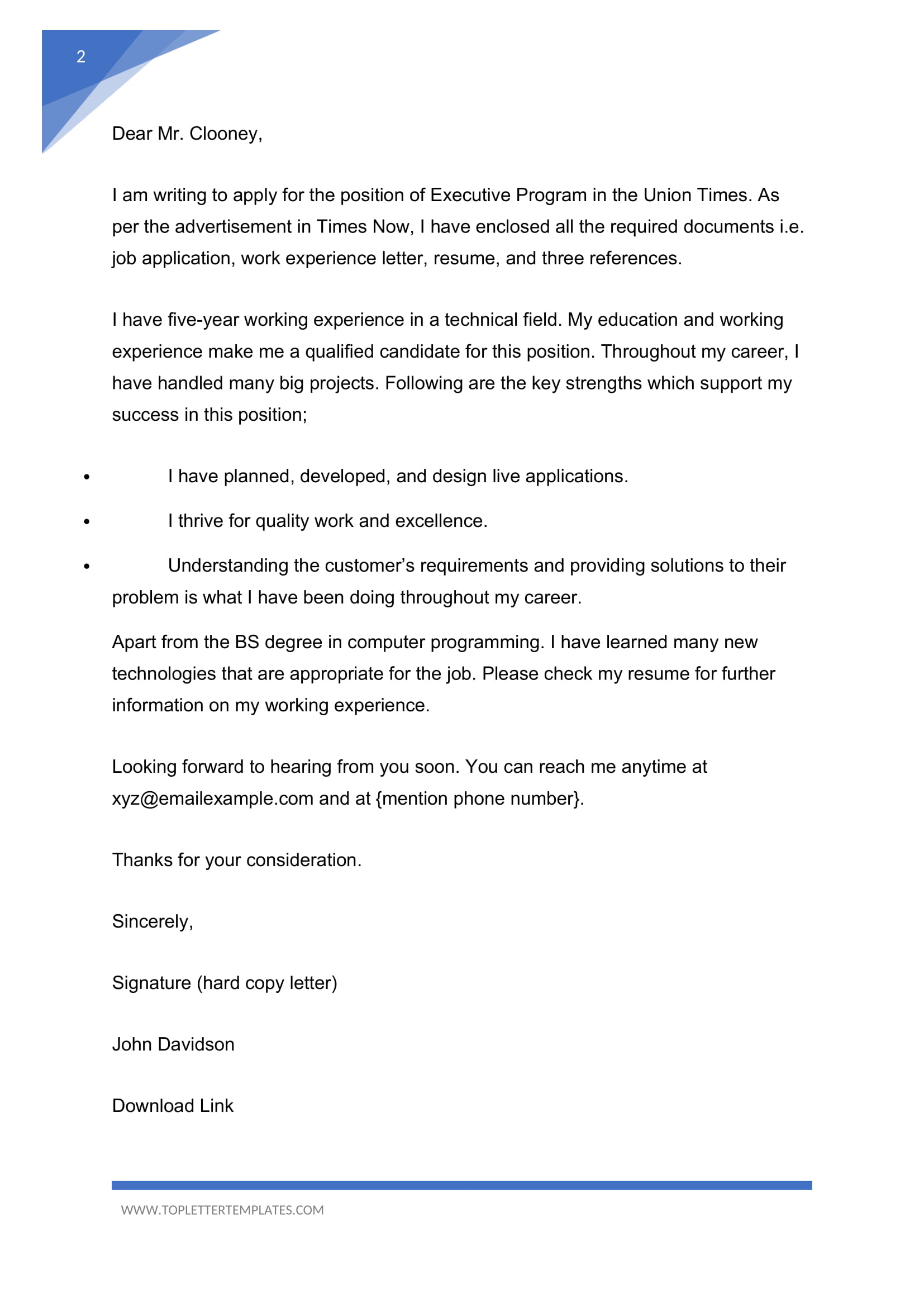 Application Letter Format Sample Job Job Application Letter Format Vrogue