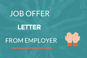 Job Offer Letter from Employer to Employee - PDF, Word, Sample - Top ...